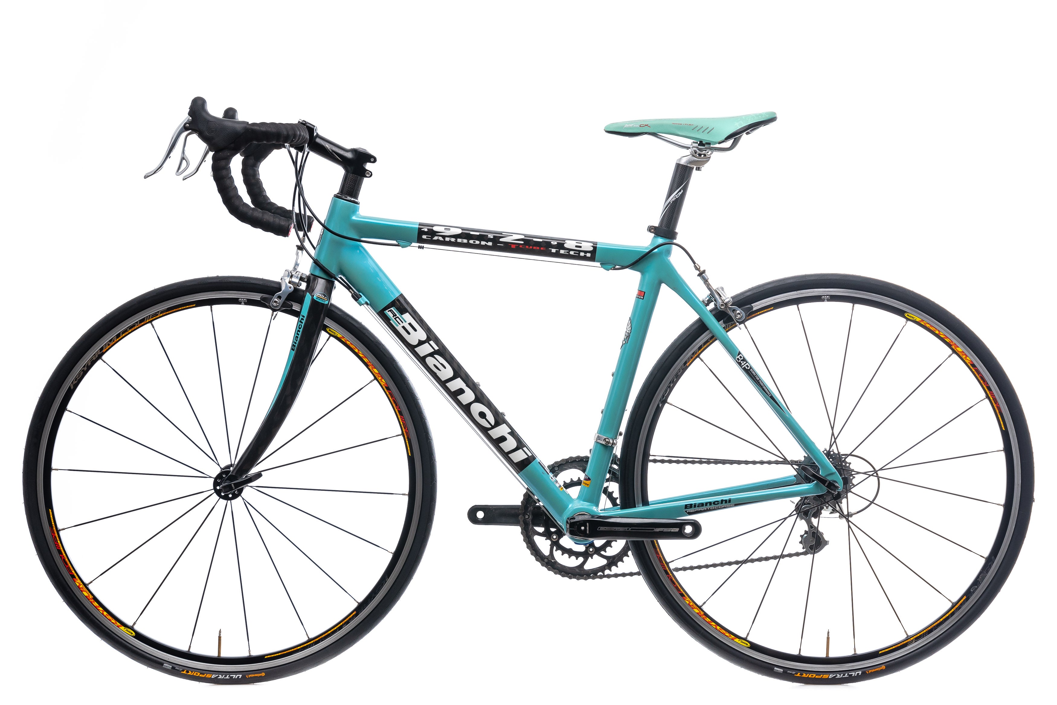 Bianchi 928 Road Bike 53cm - Lightweight Aluminum Frame, Shimano Components - Perfect for Commuting, Racing & Fitness Cycling