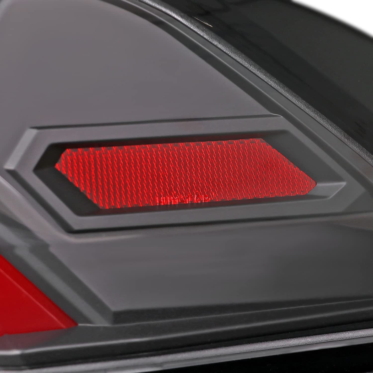 Spec-D Tuning Black LED Sequential Tail Lights with Red Bar - Compatible with 2019-2023 Toyota RAV4 - Left & Right Pair Assembly - Upgrade Your Car's Style & Safety for Night Driving