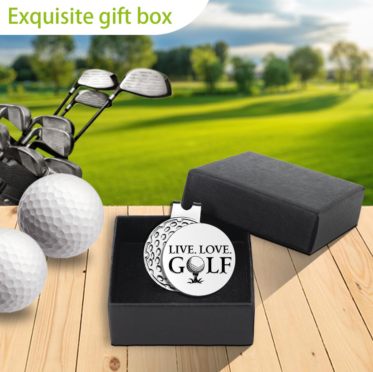 Funny Golf Ball Markers with Hat Clip - Unique Golf Gifts for Men, Dad, Husband & Grandpa - Perfect for Birthday, Retirement & Golf Enthusiasts - Great for Course Play & Golf Tournaments