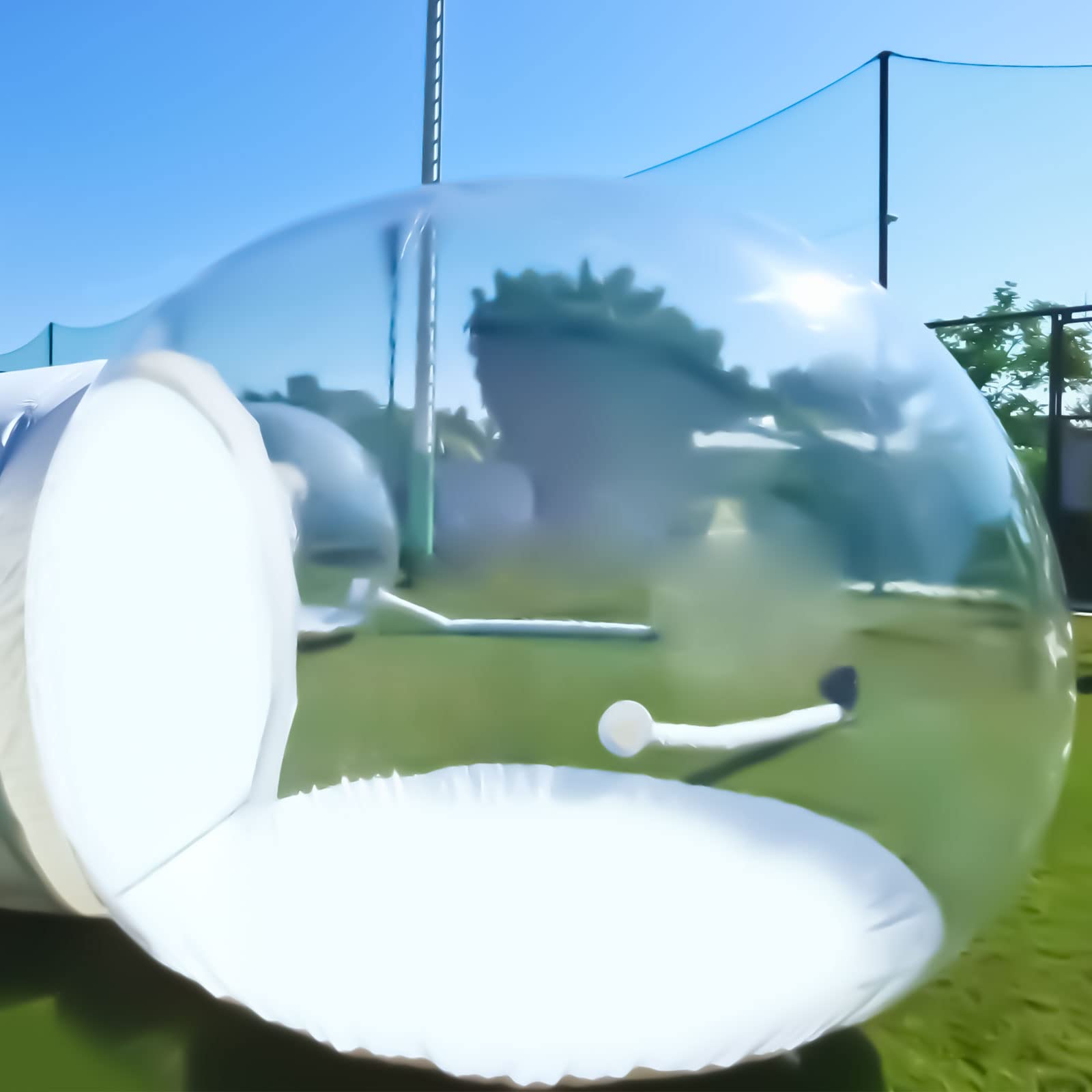 Bubble Tent - Waterproof Clear Dome Camping Tent with PVC Cover for Cold Weather Protection | Perfect for Backyard Camping, Stargazing & Outdoor Adventures