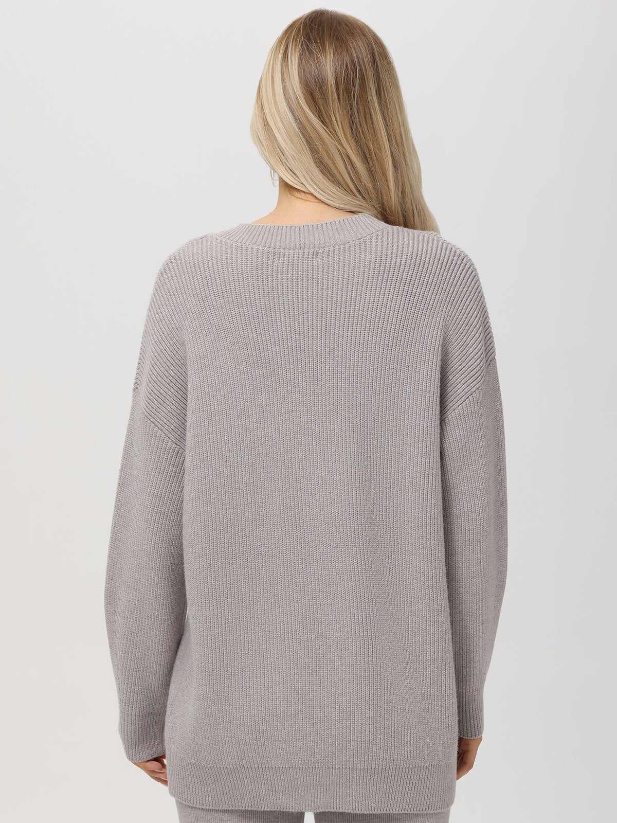 Evelyn Asymmetrical Luxe Oversized Cardigan for Women | Soft Chunky Knit Open Front Sweater | Cozy Fall Winter Layering Outfit