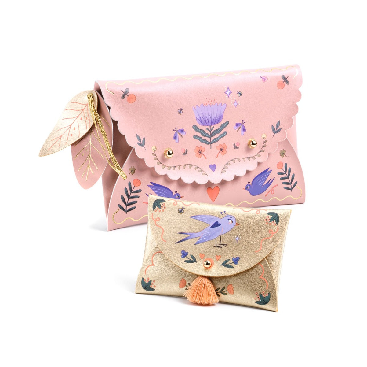 Djeco DIY Sweet Fashionista Girls Craft Kit - Creative Arts & Crafts for Kids - Perfect for Birthday Gifts & Party Activities