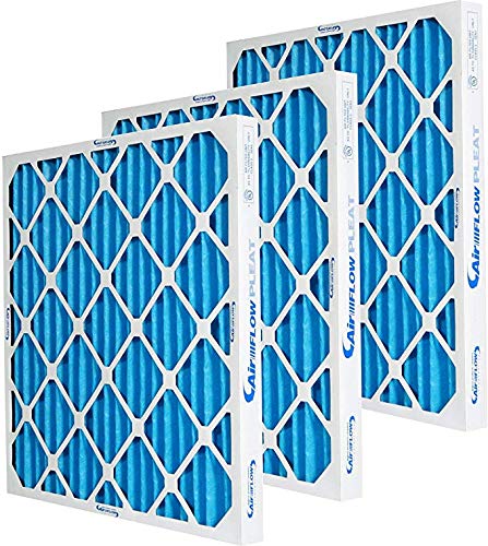 14x20x2 MERV 10 Pleated Air Filter for Home AC & Furnace (12-Pack) – Improves Indoor Air Quality, Reduces Allergens & Dust for Cleaner Breathing in Bedrooms, Living Rooms & Offices
