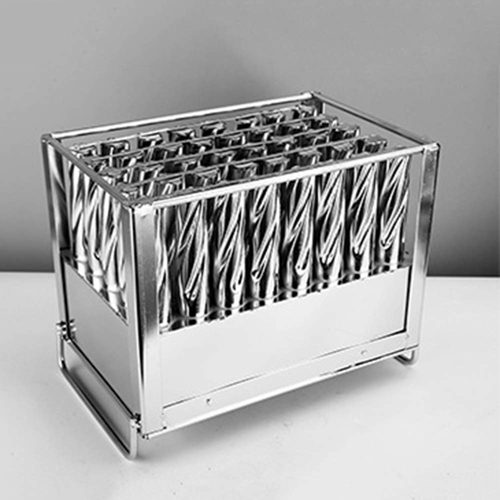 Stainless Steel Ice Pop Molds with Sticks - 40PCS Reusable Popsicle Makers for Homemade Ice Cream, Fruit Juice & Yogurt Treats - Perfect for Summer Parties, Kids Snacks & Healthy Desserts