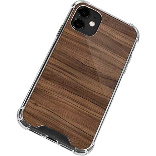 Skinit Clear Phone Case for iPhone 12 Mini - Natural Walnut Wood Design | Slim Protective Cover | Perfect for Everyday Use & Gift Giving
