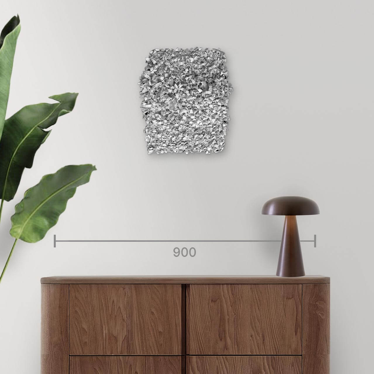Dionisio Handmade Canvas Sculpture - Unique Wall Art Decor for Living Room, Bedroom & Office - Perfect Gift for Home & Interior Design