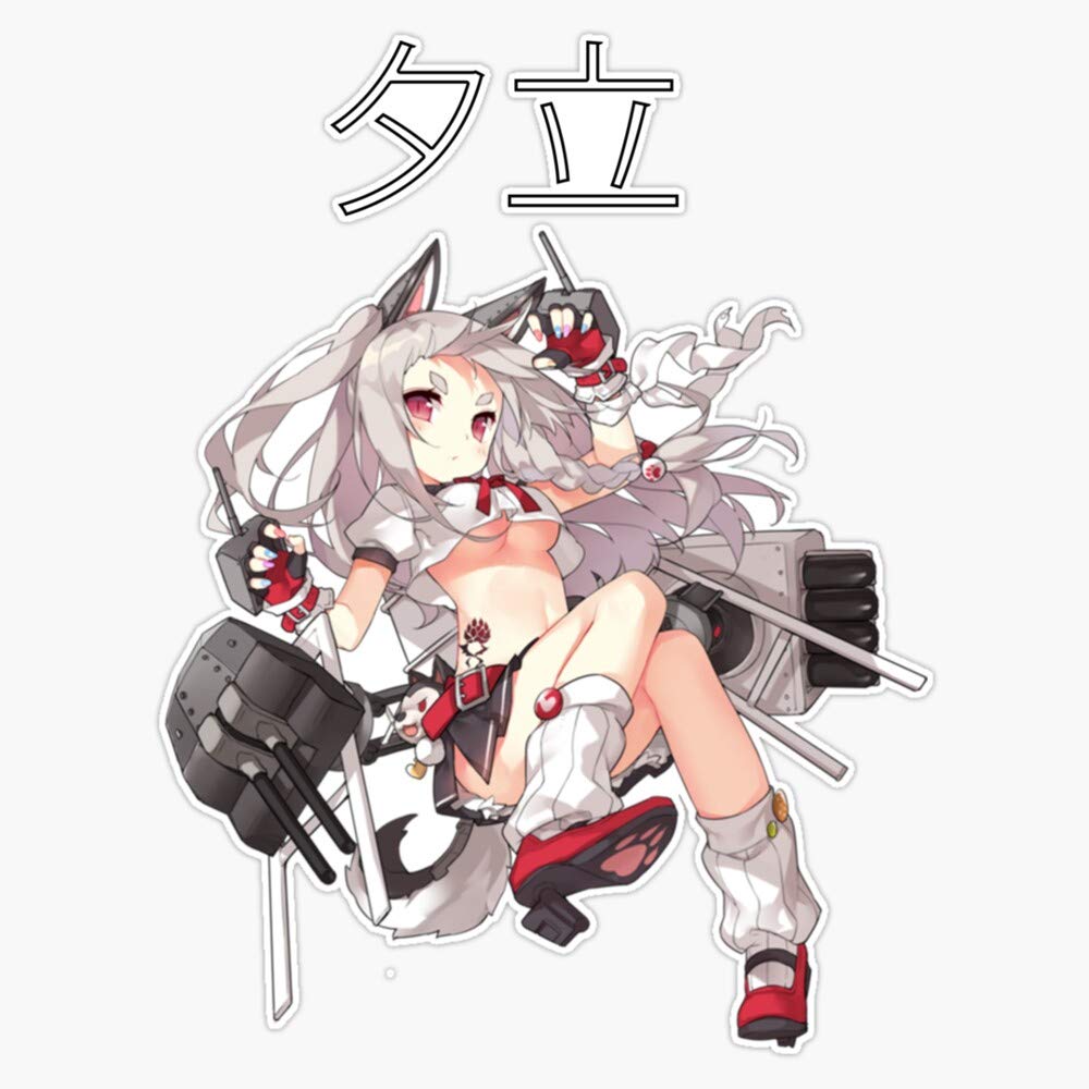 Leyland Designs Yuudachi Azur Lane Vinyl Sticker Decal - Durable Outdoor Rated 5