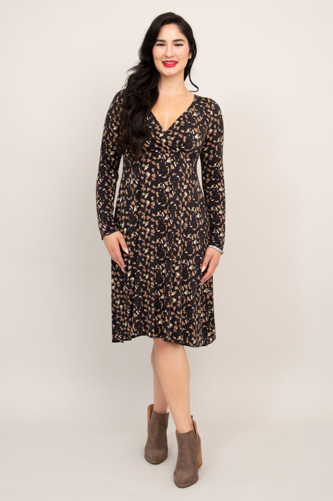 Denver Dress - Soft Calico & Bamboo Fabric - Women's Casual Summer Dress - Perfect for Beach, Picnic & Outdoor Activities