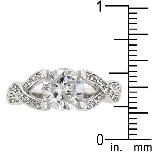 Stunning Brilliant Twist Engagement Ring - Elegant Diamond Wedding Band for Women - Perfect for Proposals, Anniversaries & Special Occasions