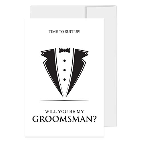 Time To Suit Up Will You Be My Groomsman