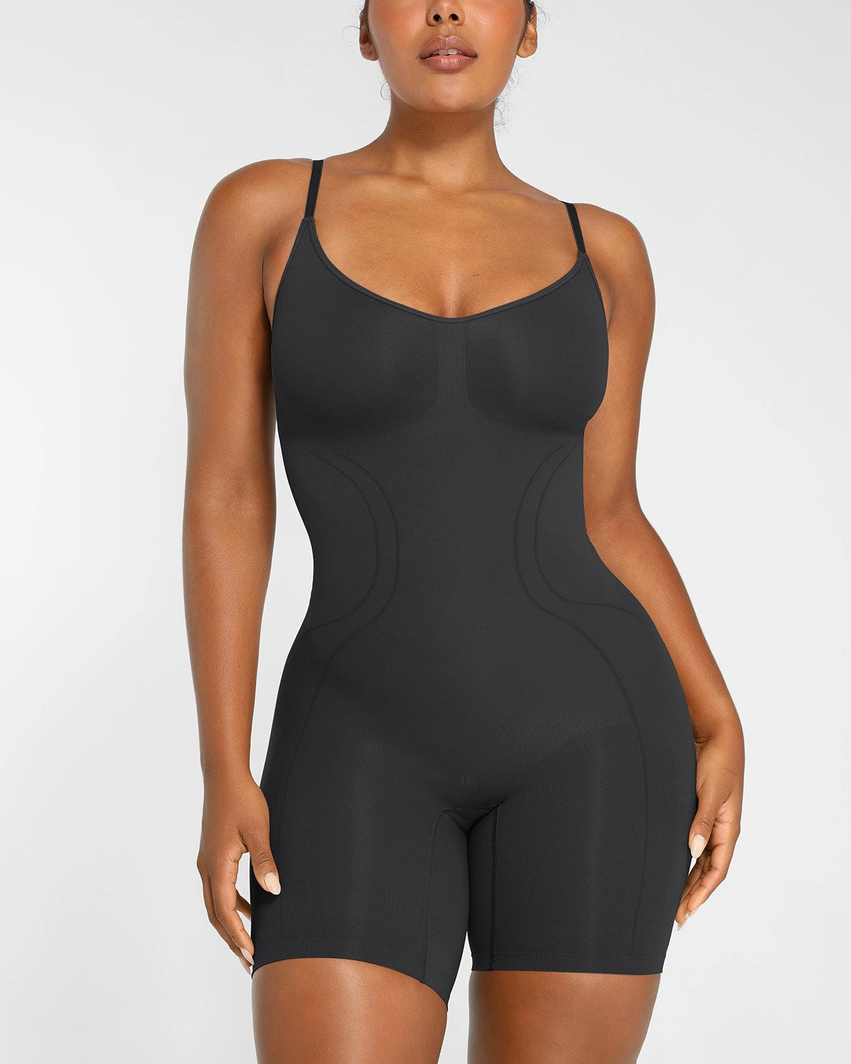 Seamless Smoothing Bodysuit for Women - Tummy Control Shapewear - Comfortable Slimming Undergarment - Perfect for Dresses, Workouts & Everyday Wear