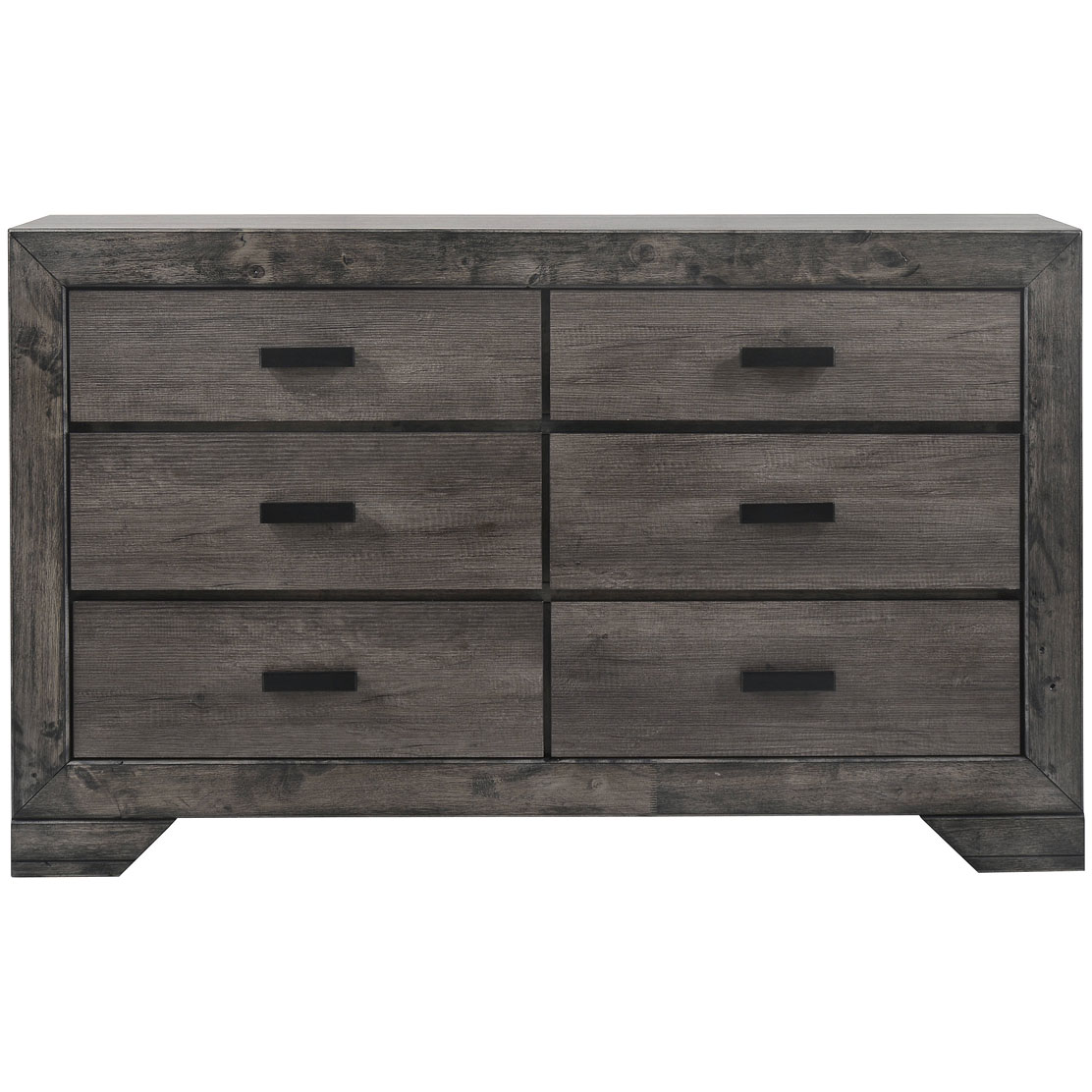 Nathan Dresser 054161 - Modern 6-Drawer Chest for Bedroom & Living Room, Sturdy Wooden Storage Organizer for Clothes, Toys & Home Essentials