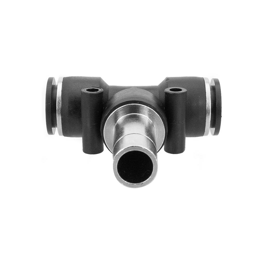 1/2 Inch XERO Push to Fit T Fitting with Stem - Quick Connect Plumbing Fitting for Water Lines, PEX, CPVC & Copper Pipes - Perfect for DIY Home Repairs, Sprinkler Systems & Hydronic Heating