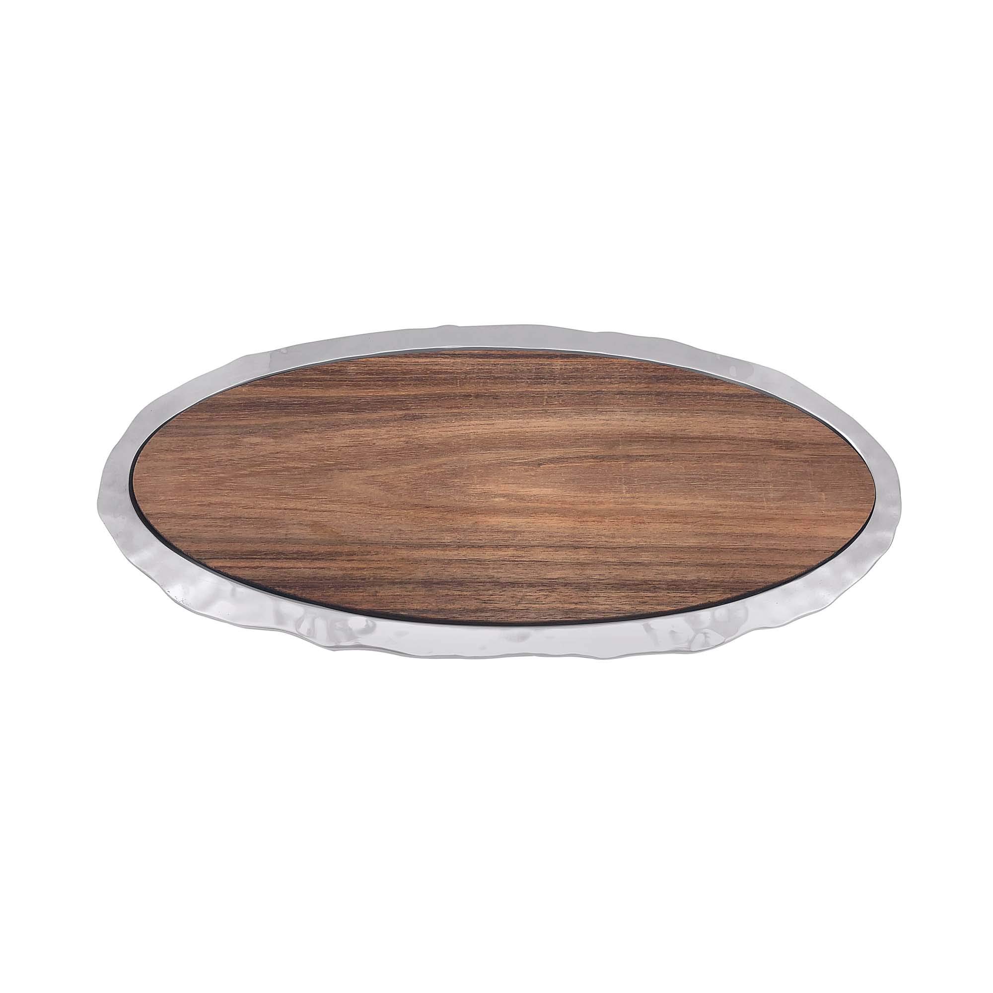 MARIPOSA Elegant Silver Cheese Board Set - Perfect for Wine Tasting, Charcuterie Platters & Entertaining Guests