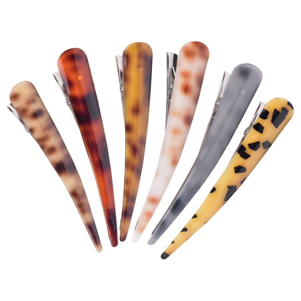 Alligator Hair Clips for Women - 5.5 Inch Large Crocodile Hair Barrettes, Duckbill Styling Hair Clips for Thick Hair - Perfect for Ponytails, Updos, and Everyday Hairstyles