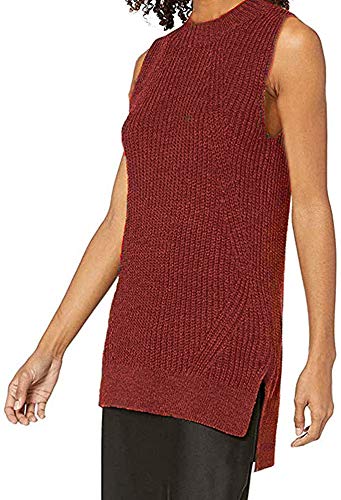 PINK ROSE Women's Montana Sleeveless Pullover Sweater Tunic - Soft Knit Casual Summer Top for Outfits, Beach Cover Up & Layering