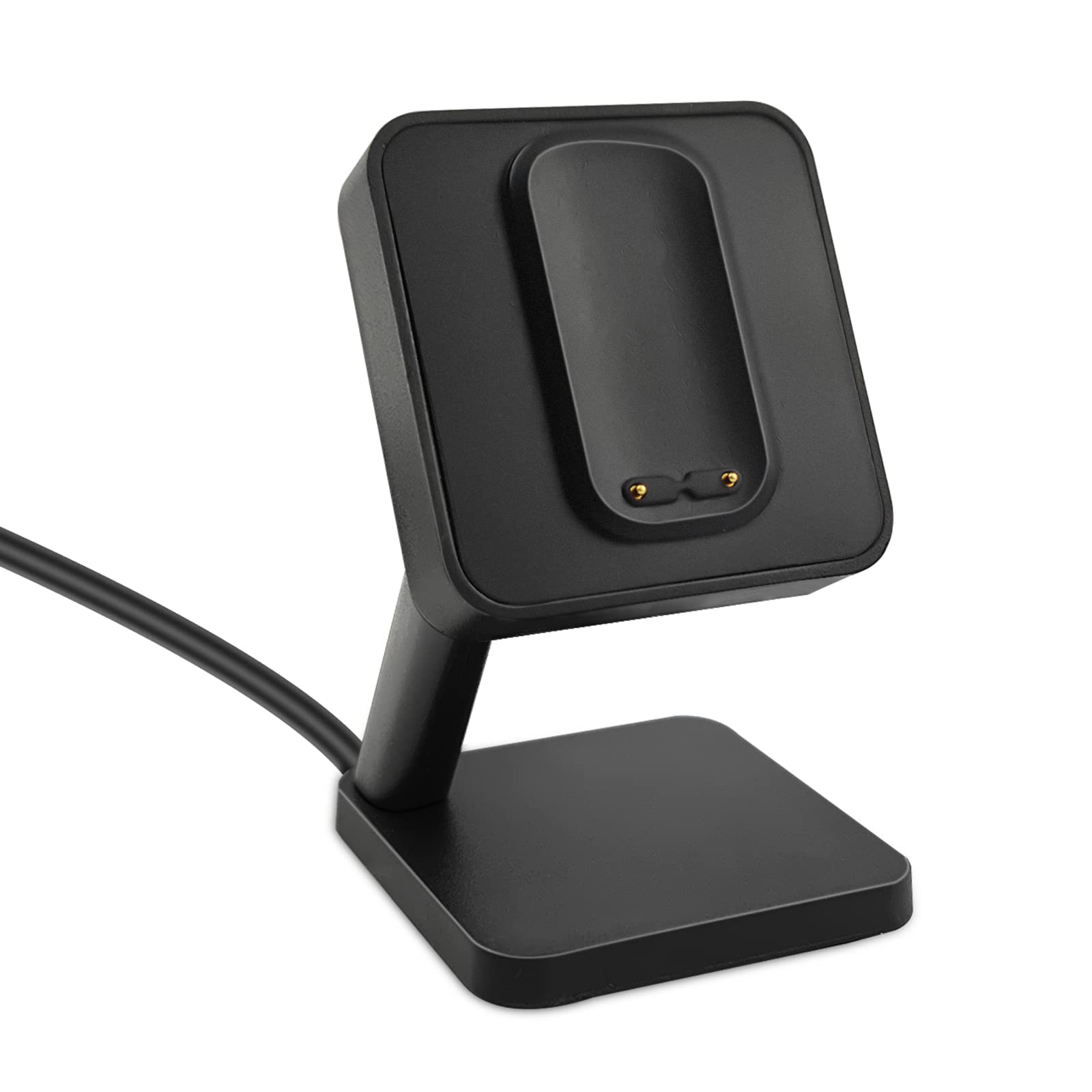 Fitbit Luxe/Charge 5/Charge 6 Charging Dock - 3.3ft Cable Charging Stand with Adjustable Viewing Angle | Perfect for Nightstand, Office Desk & Travel Charging Station