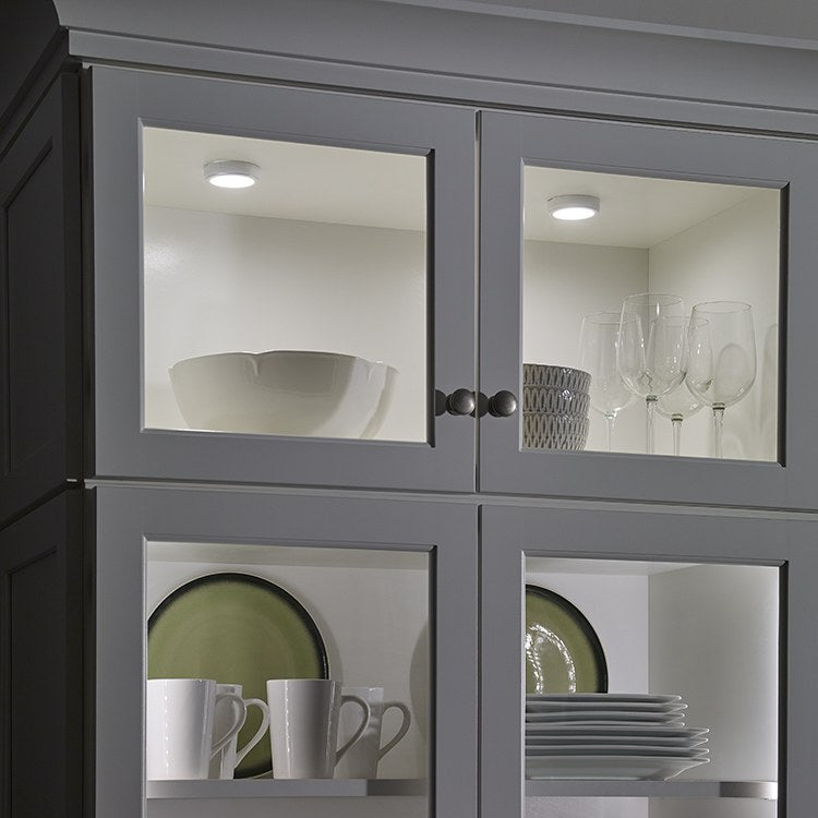 4D Series 12V LED Disc Light 2700K Warm White - Ultra Thin Recessed Lighting for Kitchen, Bathroom, Closet & Cabinet