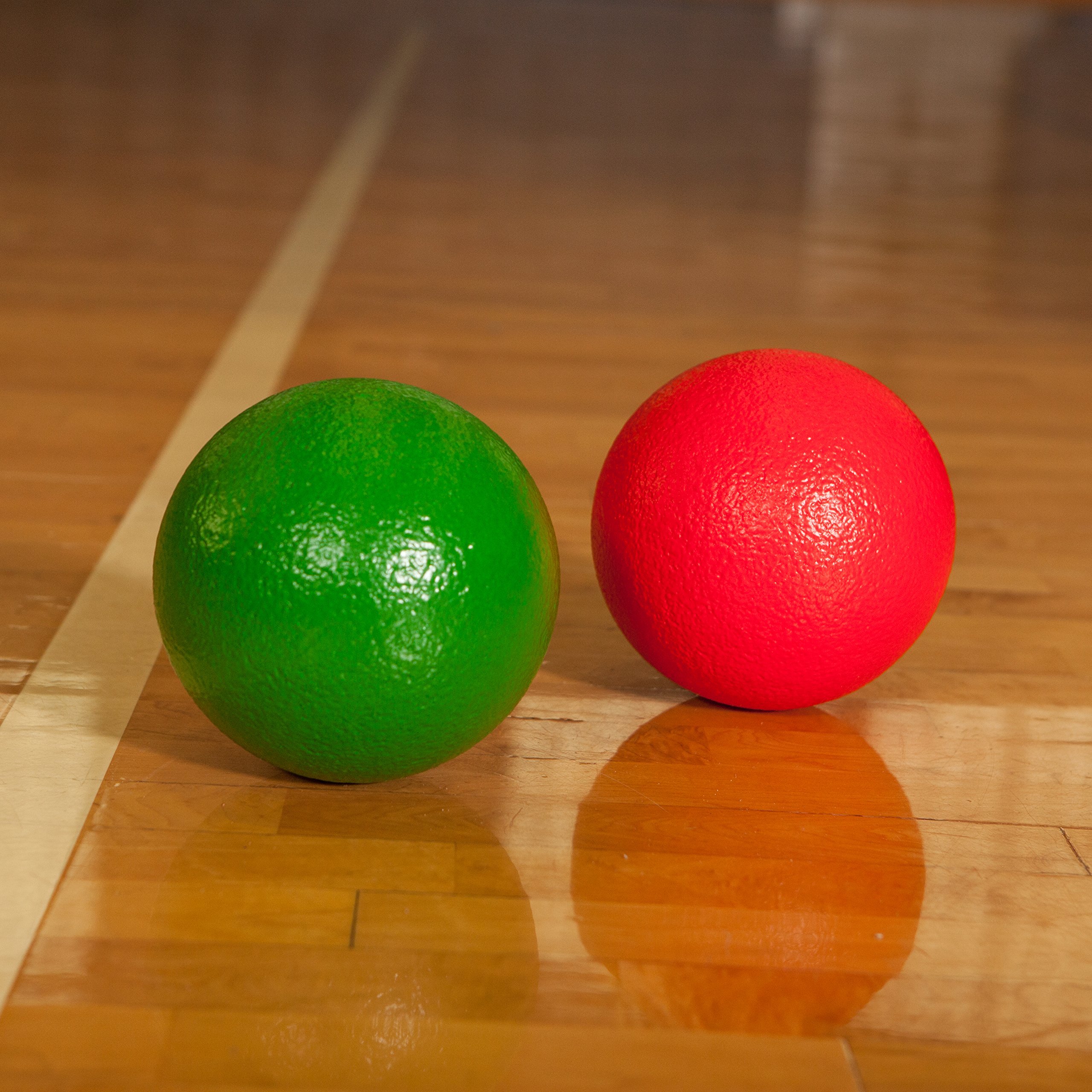 Champion Sports Rhino Skin Dodgeball - Durable Rubber Dodge Balls for Gym Class, School PE & Outdoor Games - Multiple Colors & Styles Available
