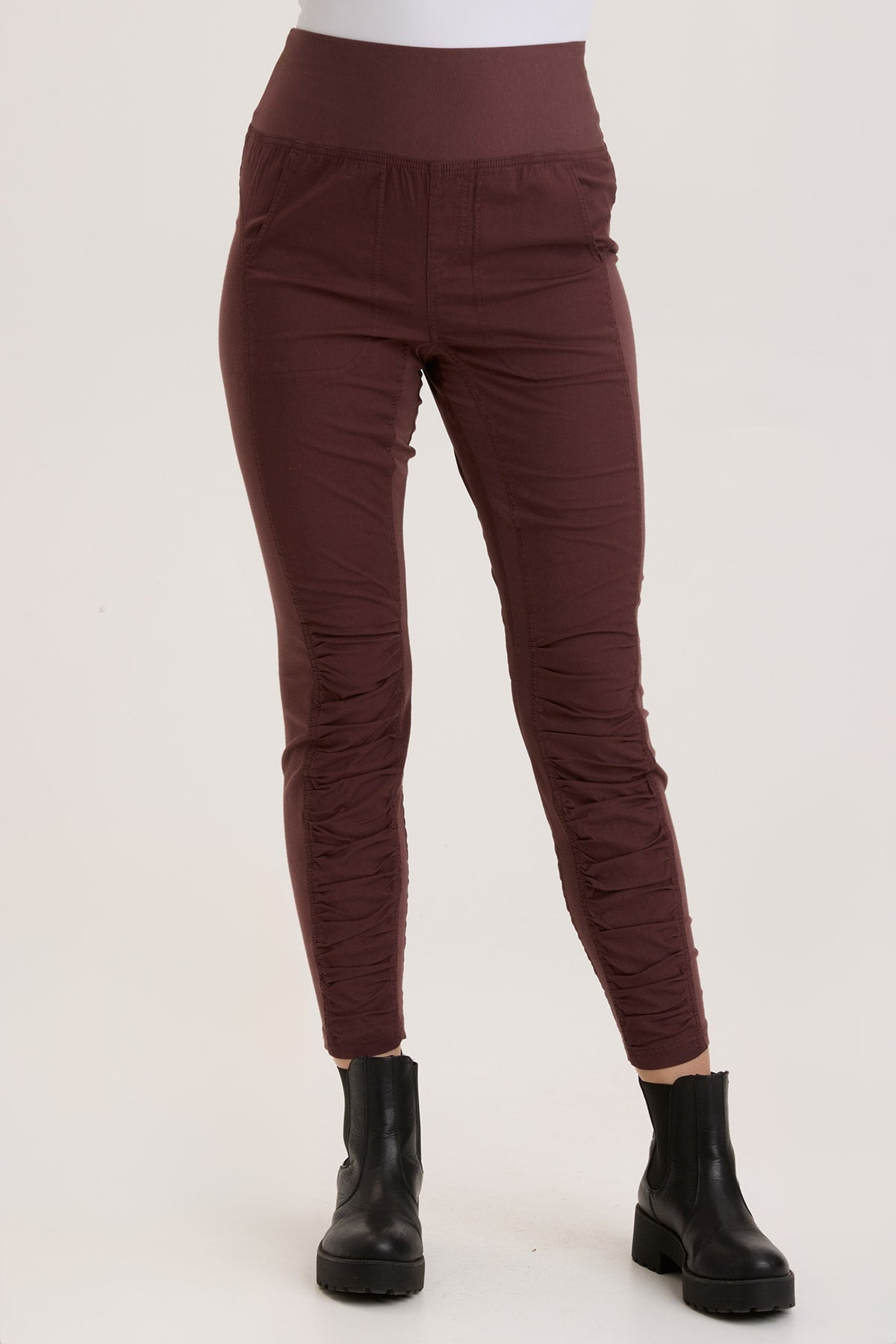 High Waist Penny Legging - Women's Tummy Control Workout Yoga Pants for Running, Gym & Lounge - Comfortable & Stretchy Activewear
