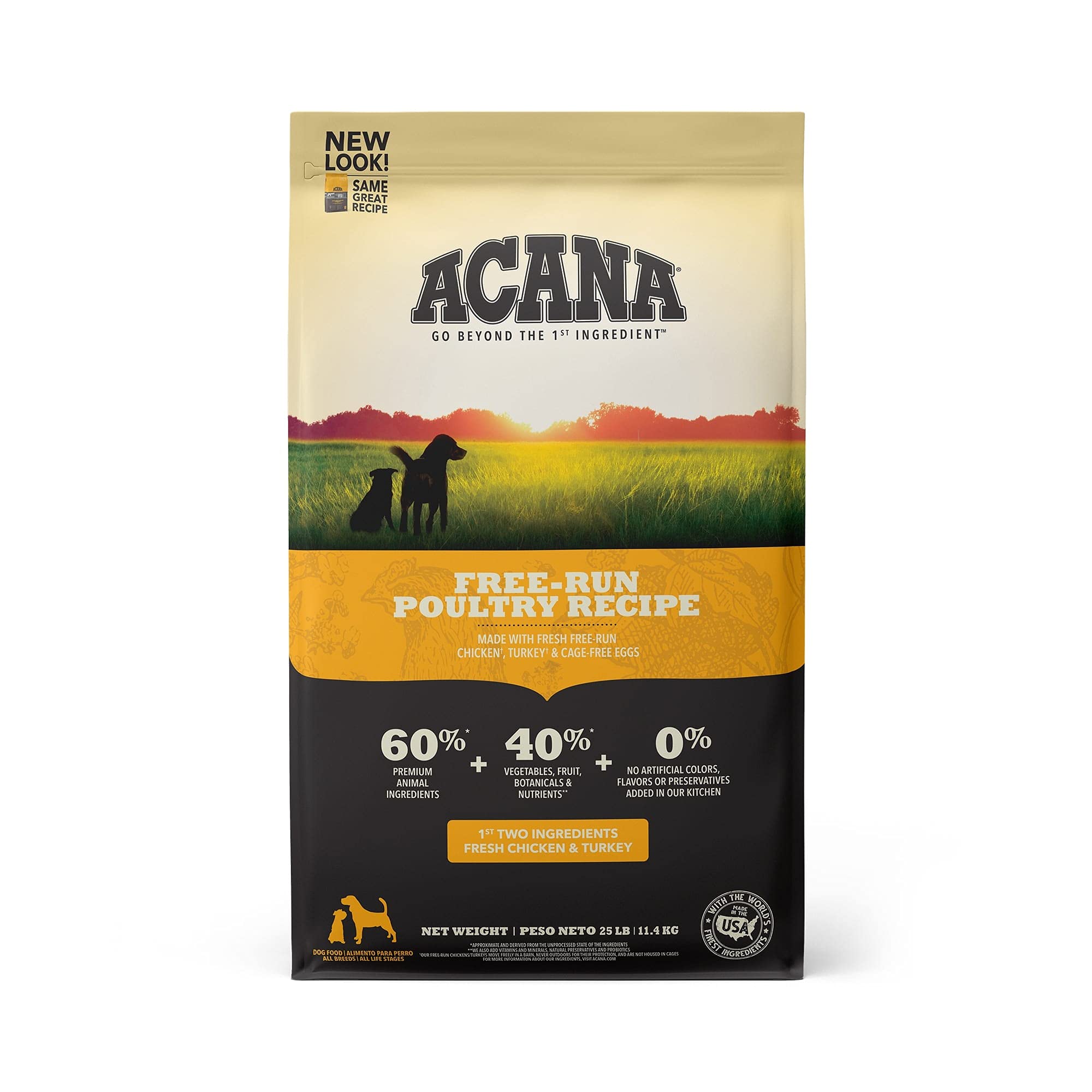 Acana High Protein Adult Dry Dog Food - Wholesome Grains & Grain-Free Options for Large & Small Dogs | Premium Nutrition for Active Pets & Daily Feeding