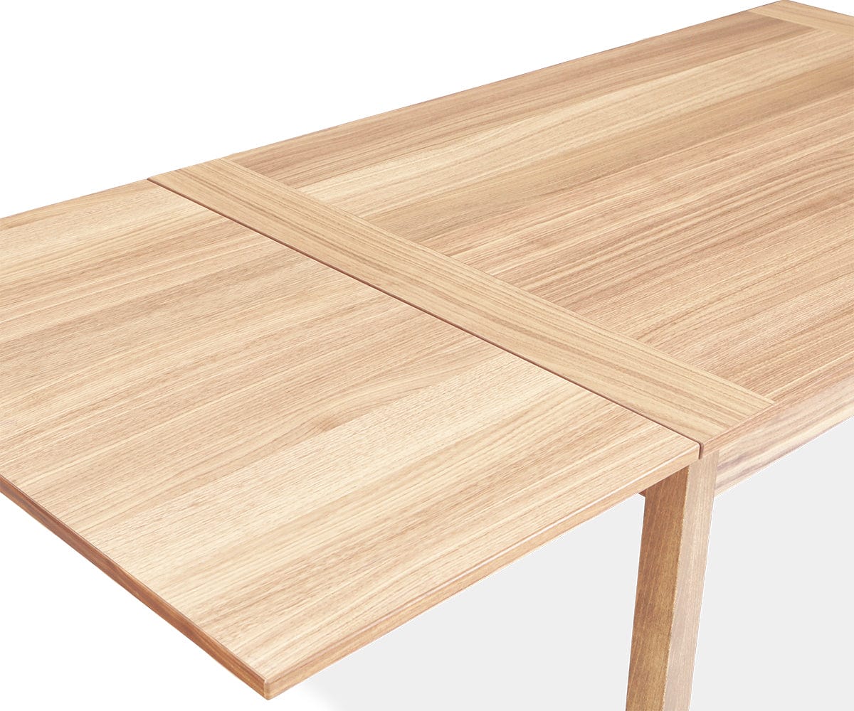 Dinex Alfa Extendable Dining Table - Modern Expandable Wooden Table for Small Spaces | Perfect for Apartments, Dining Rooms & Entertaining Guests