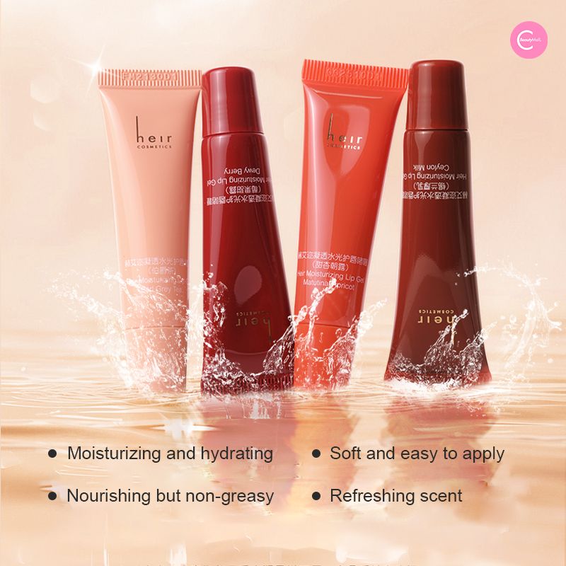 Heir Hydrating Glossy Lip Gel - Long Lasting Moisturizing Lip Gloss with Vitamin E | Perfect for Daily Wear, Date Night & Special Occasions