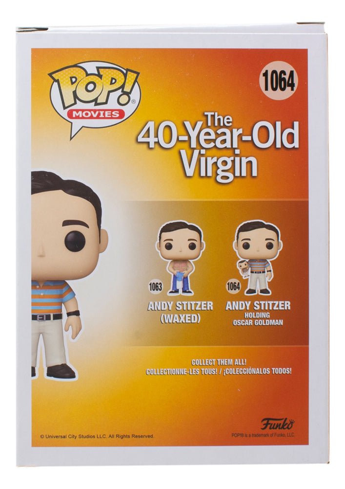 Andy Stitzer The 40 Year Old Virgin Funko Pop! Vinyl Figure #1064 - Collectible Movie Character Toy for Fans & Gift Idea - Perfect for Display, Movie Nights & Pop Culture Enthusiasts