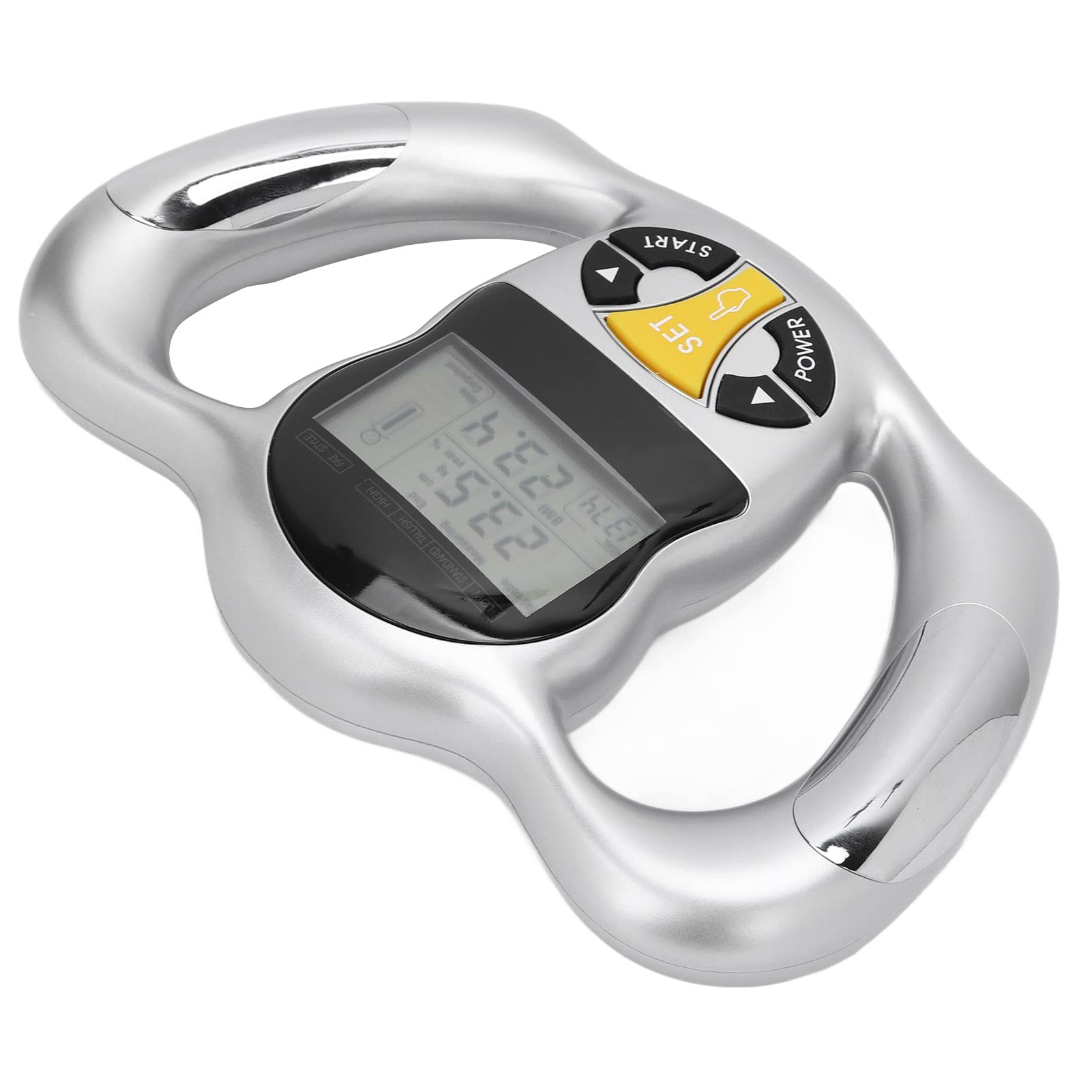 Portable Digital Body Fat Analyzer - Handheld Body Fat Loss Monitor & Health Tracker for Home Gym Fitness Weight Management