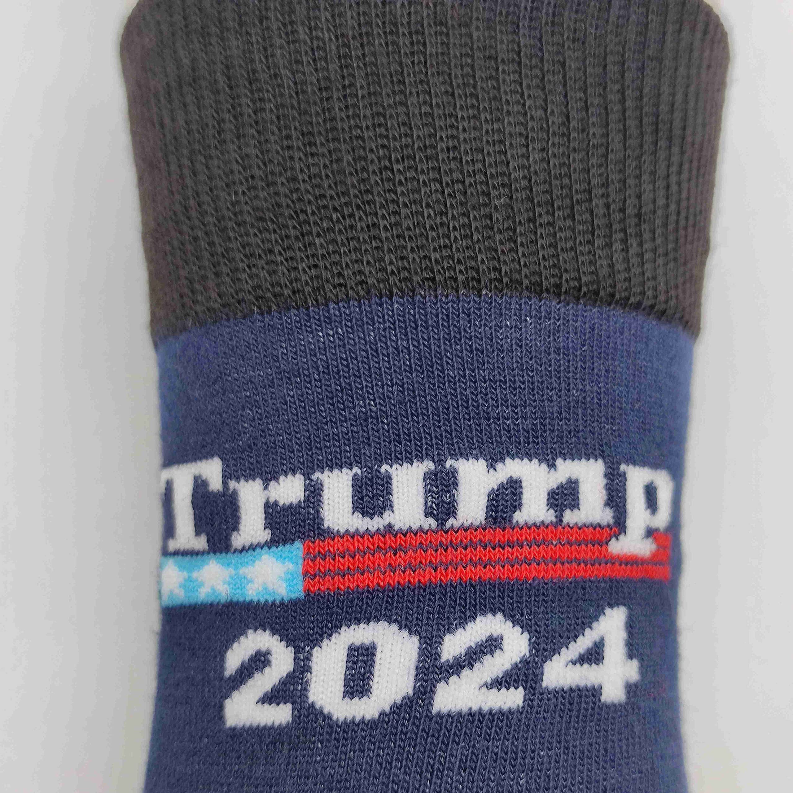 Trump 2024 Socks - Patriotic MAGA Socks for Men & Women - Make America Great Again USA Flag Socks - Perfect for Political Rallies, Election Parties & Conservative Gifts