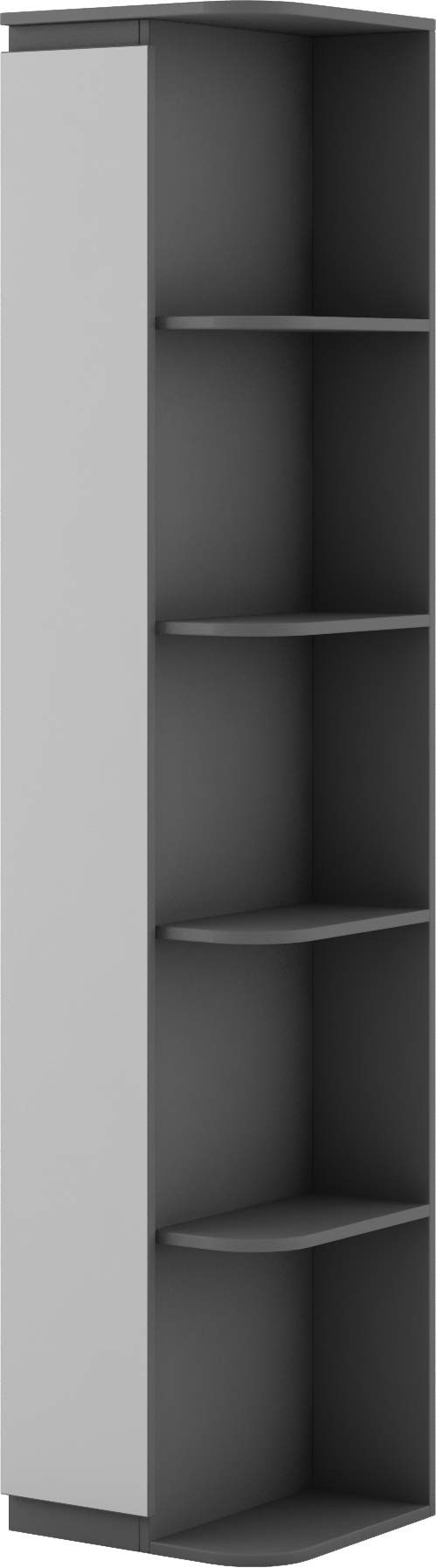 Play Side Bookcase - Kids Bookshelf for Bedroom, Nursery & Playroom - Wooden Book Storage Organizer for Children's Books & Toys
