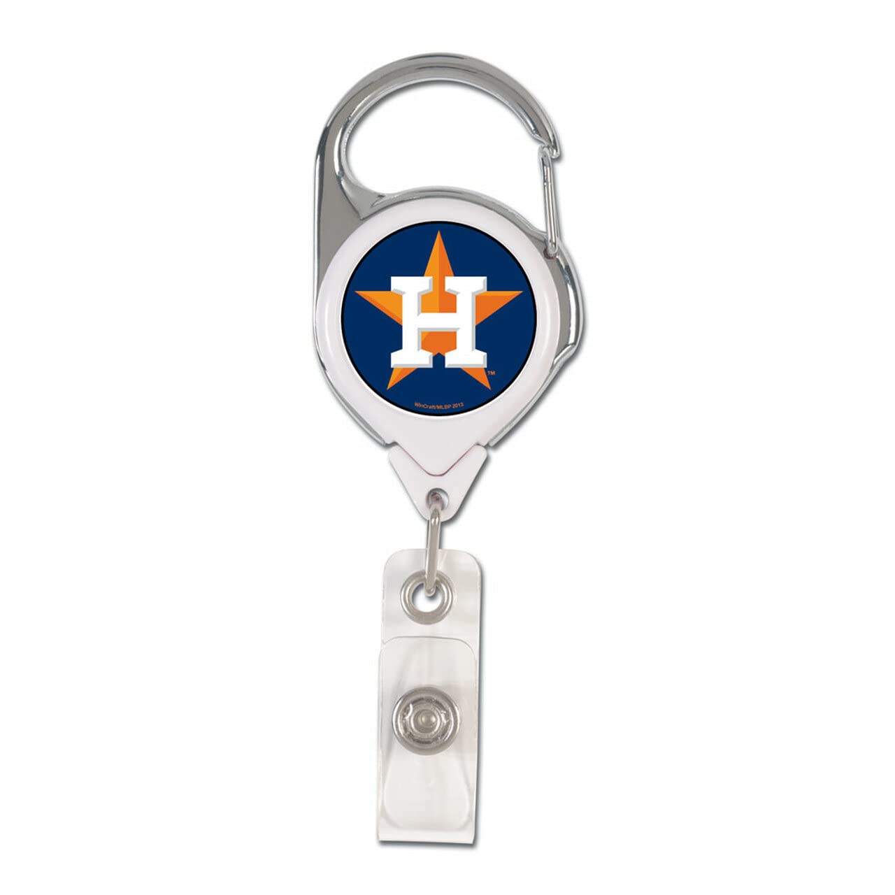 MLB Houston Astros 47014013 Retractable 2S Premium Badge Holders - ID Card Holders for Work, Events & Fan Gear Accessories