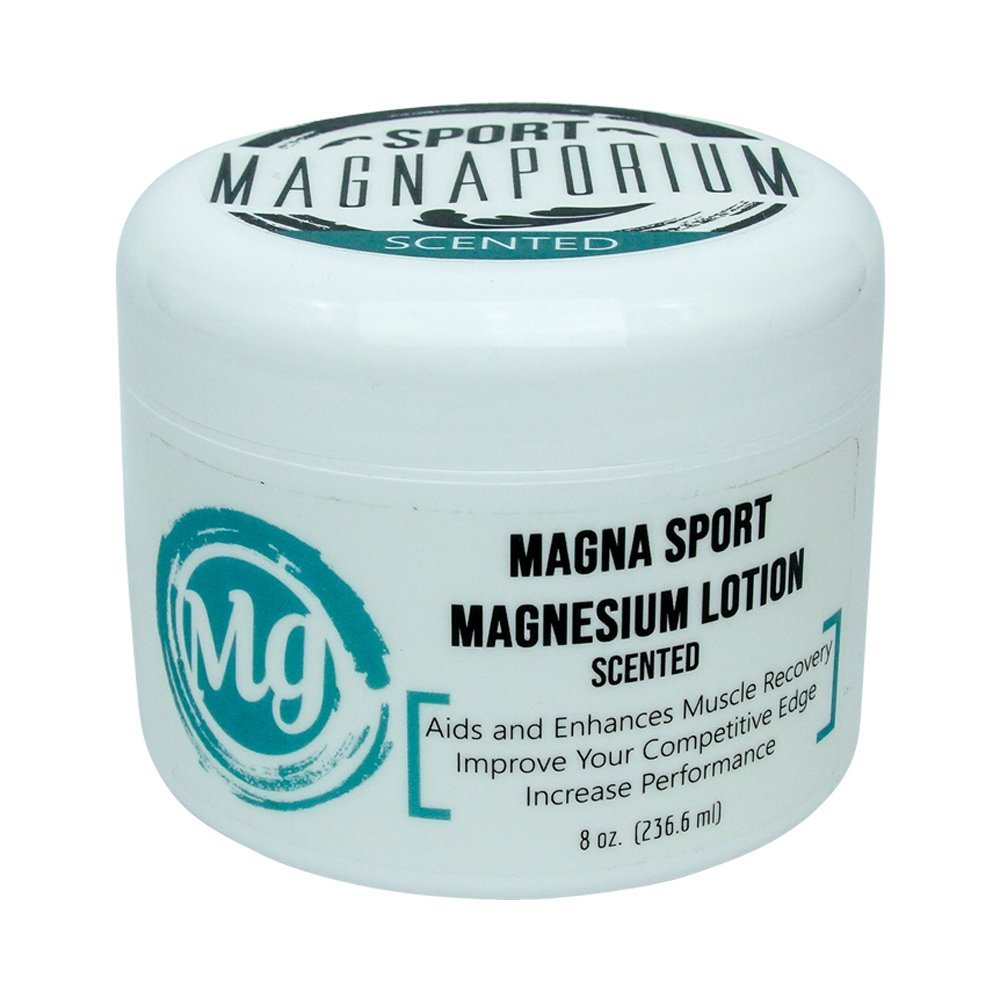 **Magna Sport Handmade Magnesium Lotion with Organic Oils – 375mg/tsp Zechstein Seabed Magnesium & 5 Essential Oils – Muscle Recovery & Relaxation for Athletes & Active Lifestyles**