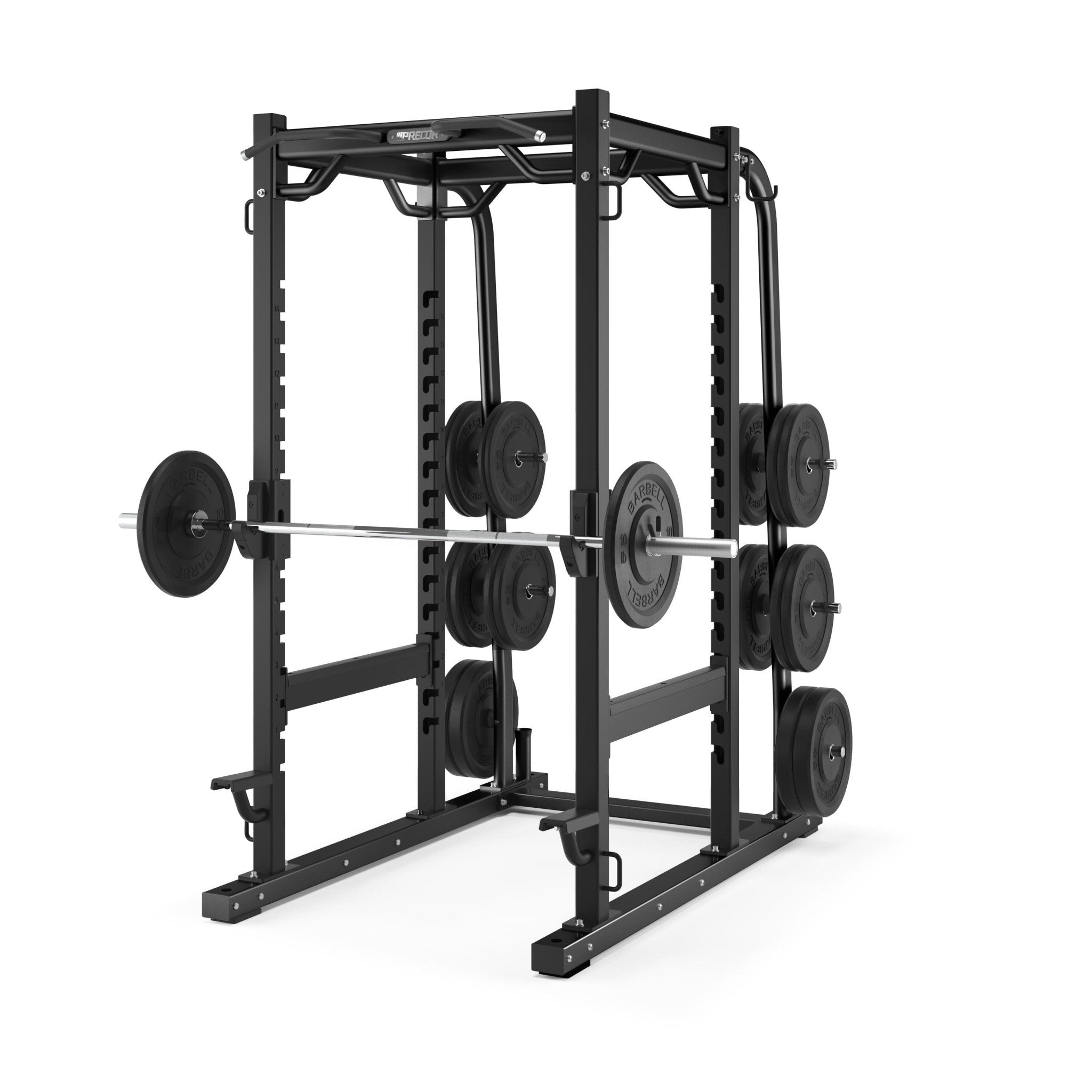 Precor Discovery Series Power Rack (DBR0610) - Heavy Duty Home Gym Equipment for Strength Training & Weightlifting - Perfect for Garage Gyms & Home Workouts