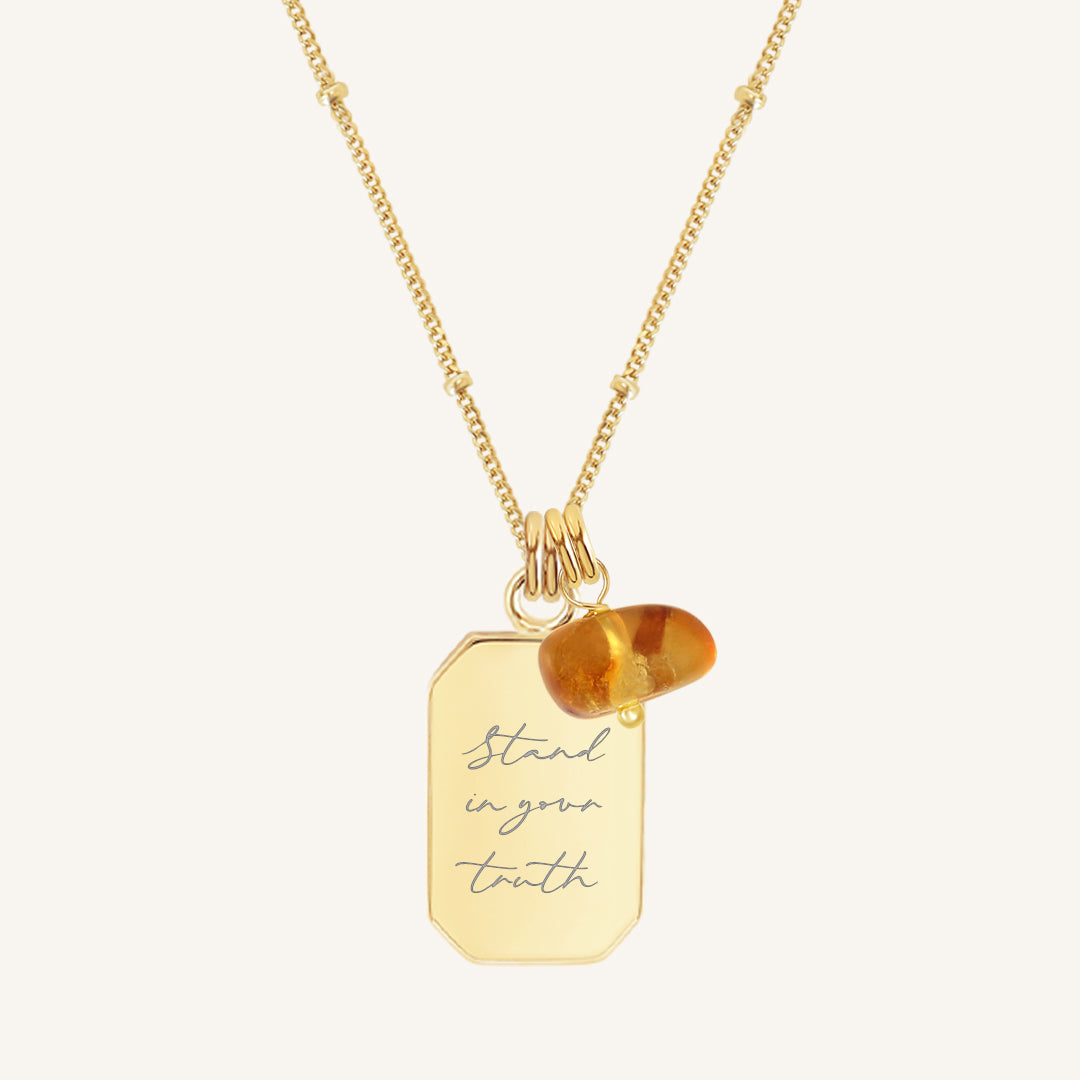 Brooke Blurton Stand in Your Truth Necklace - Inspirational Women's Jewelry for Everyday Wear & Special Occasions