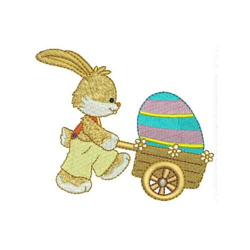 Threadart Machine Embroidery Design Bundles - Holiday Collection - Easter Bunny Set (2 Designs) - USB Stick Ready - 50+ Premium Embroidery Patterns for Easter Decorations & DIY Projects