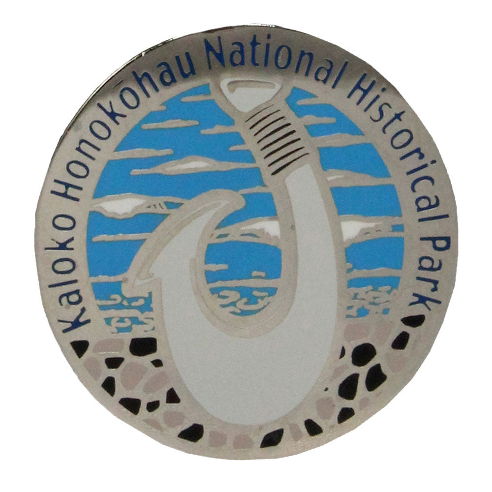 Kaloko Honokōhau National Historical Park Fish Hook Lapel Pin - Hawaiian Cultural Jewelry for Collectors & National Park Enthusiasts - Perfect for Hats, Jackets & Backpacks