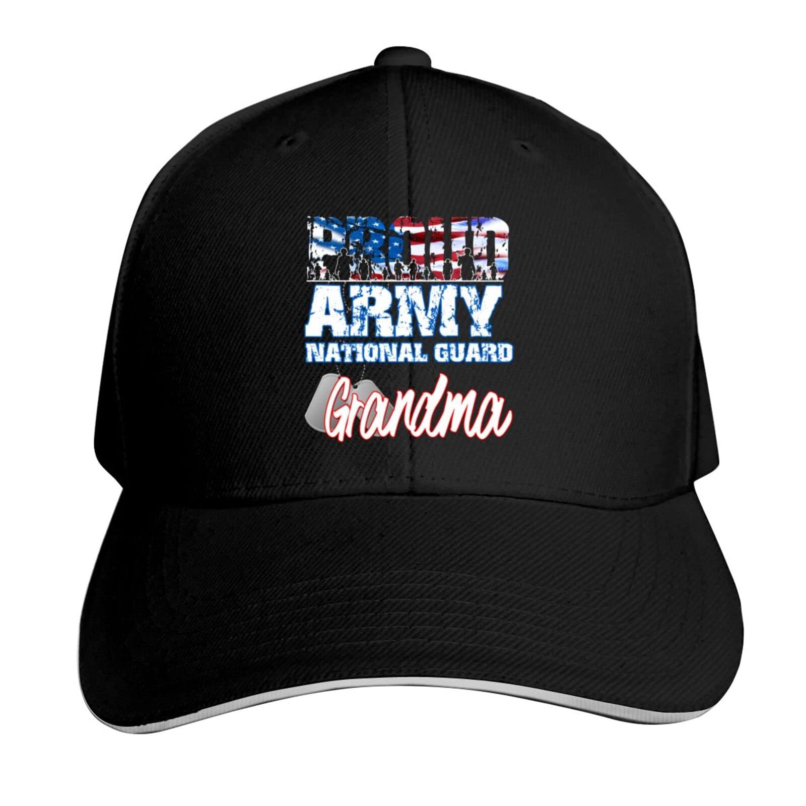 Proud Army National Guard Aunt Unisex Baseball Cap - Adjustable Cowboy Hat for Men & Women - Plain Dad Hat for Outdoor, Military Support & Casual Wear