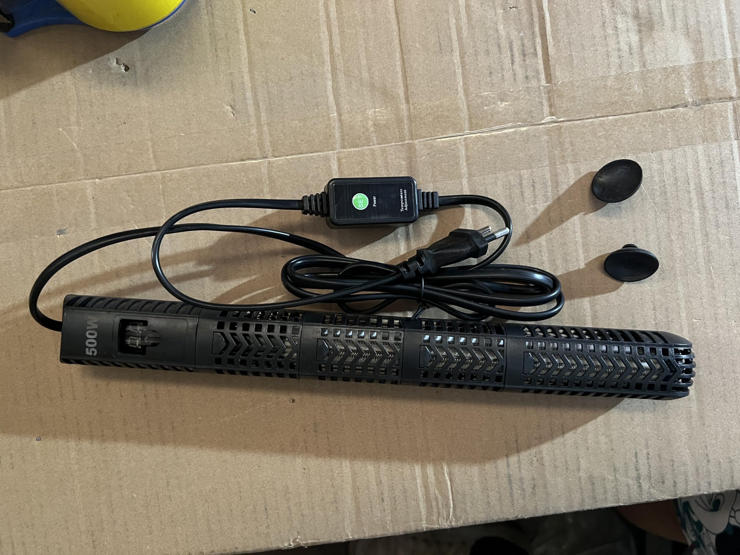 500W Submersible Aquarium Heater with Digital Temperature Display - Adjustable Fish Tank Heater for Freshwater & Saltwater Tanks - Perfect for Tropical Fish, Turtles & Aquatic Plants