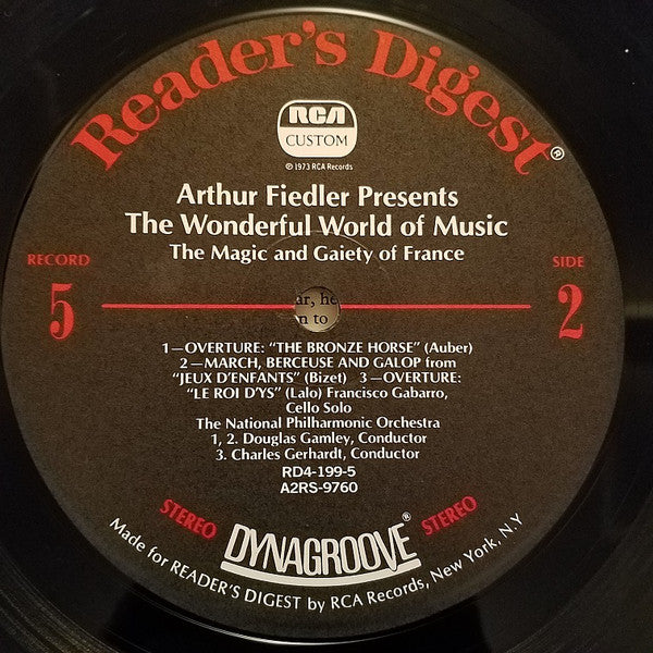 Arthur Fiedler - The Wonderful World Of Music (10xLP Vinyl Box Set, Compilation) - Near Mint or Mint Condition - Perfect for Classical Music Collectors & Audiophiles