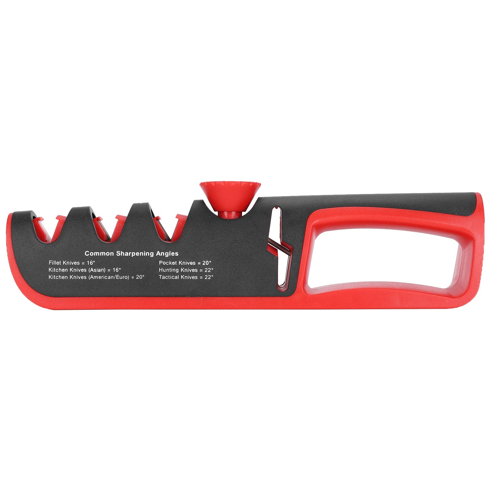 4 in 1 Multifunctional Knife Sharpener - Adjustable Manual Sharpening Tool for Kitchen Knives, Scissors & Cleavers | Perfect for Home Chefs & Professional Cooks | Ideal for Kitchen, Camping & Outdoor Use