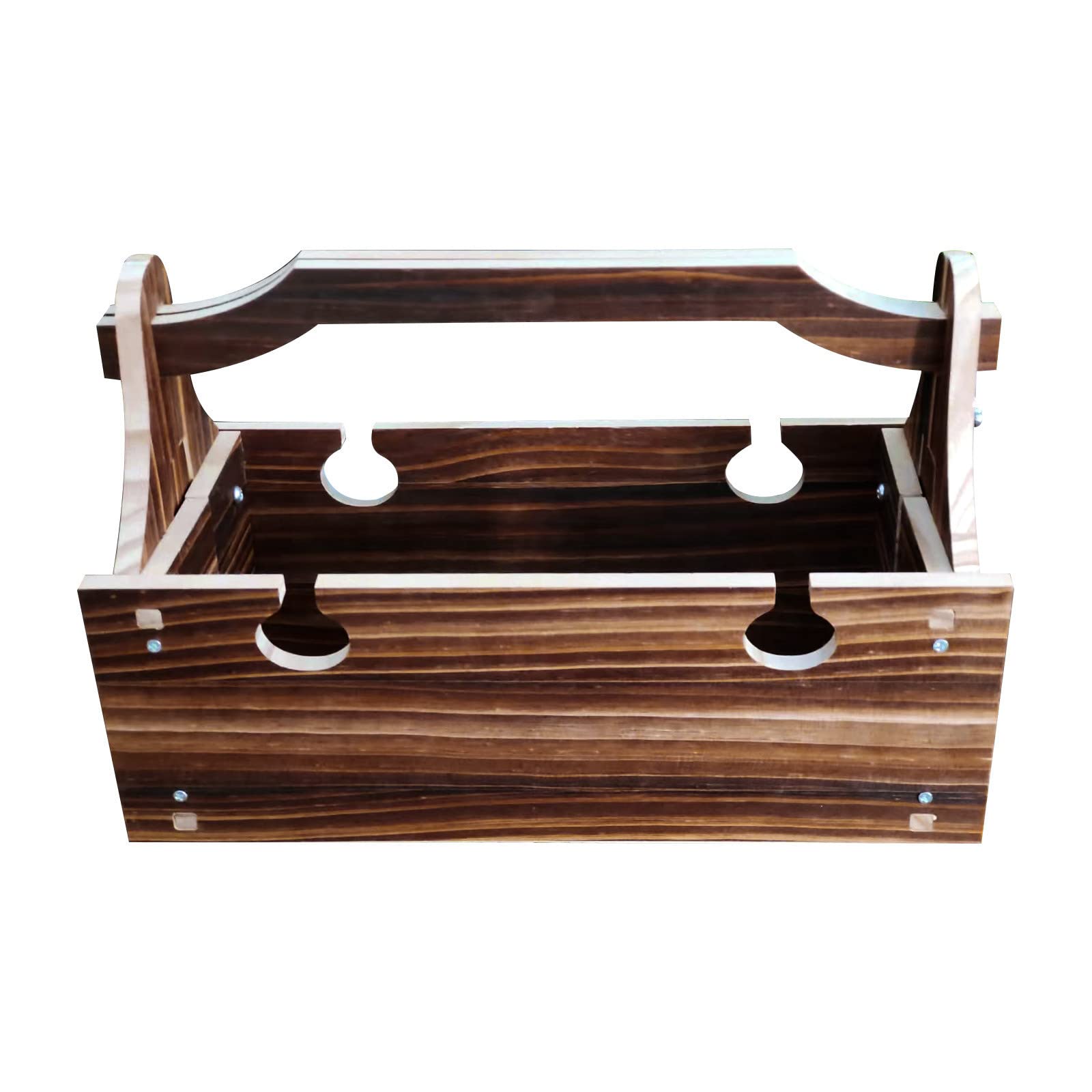 Kuluzego 2-in-1 Folding Picnic Basket & Table - Portable Outdoor Dining Set with Storage Compartment - Perfect for Beach, Park, Camping and Picnic Adventures