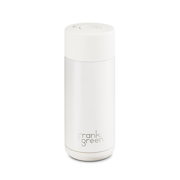 Frank Green Ceramic Travel Mug - Insulated Reusable Coffee Cup with Lid, Leak-Proof & Eco-Friendly - Perfect for Office, Commuting & Outdoor Adventures