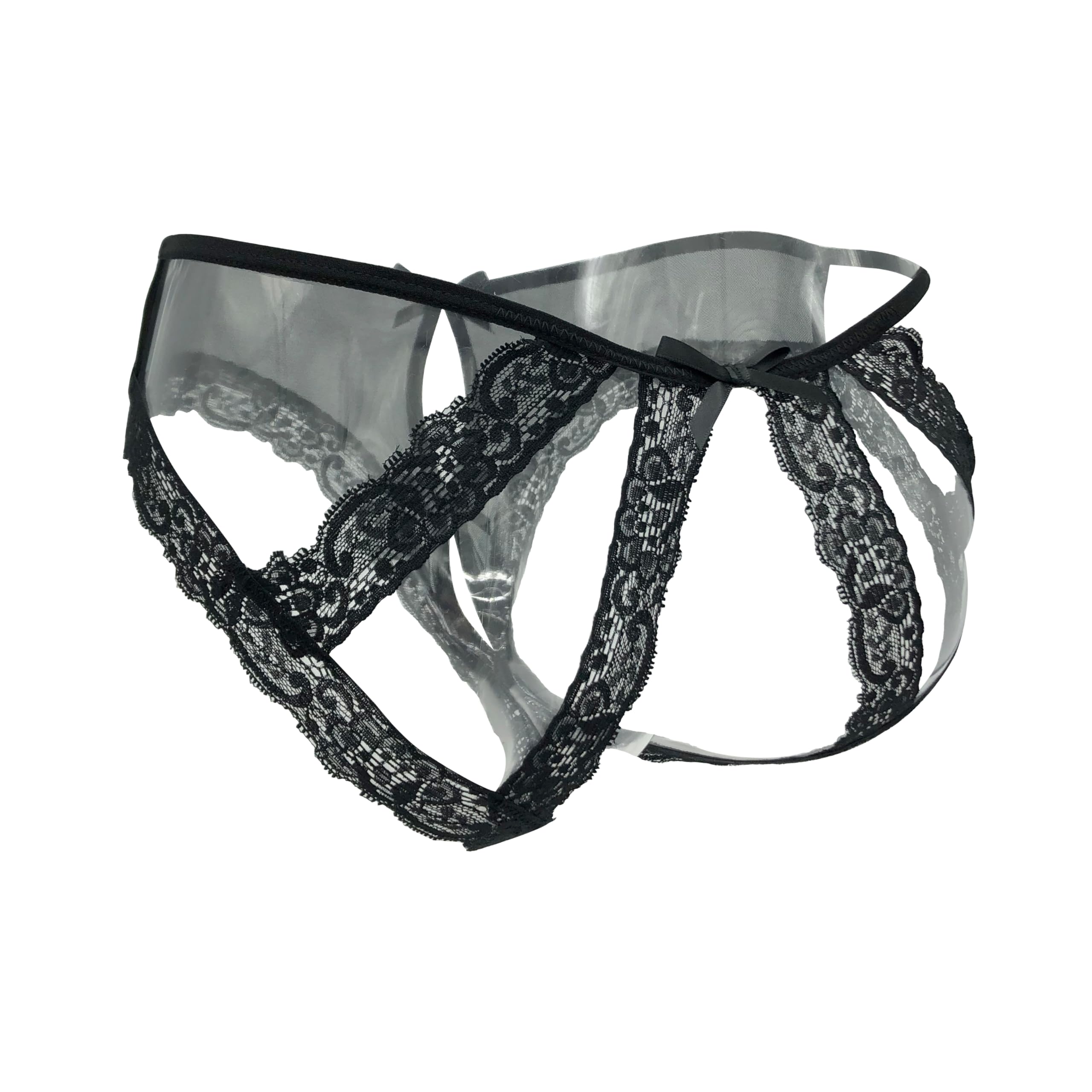 Sexy Women's Lace Briefs with Cage Back Design - Comfortable & Breathable Underwear for Date Night, Boudoir & Special Occasions