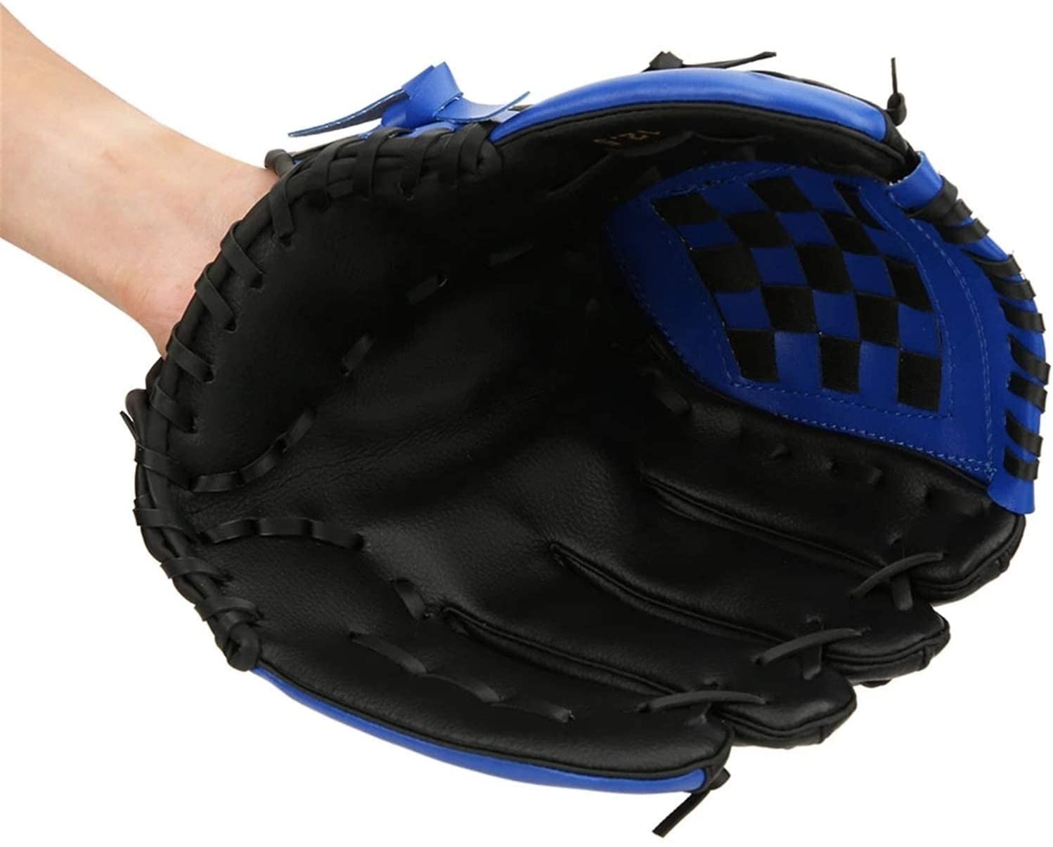 VIVOCC Professional Baseball Glove for Adults - Left Handed 10.5/11.5/12.5 Inch - Premium Leather Softball Mitt for Training & Practice - Perfect for Outdoor Sports, Games & Backyard Drills