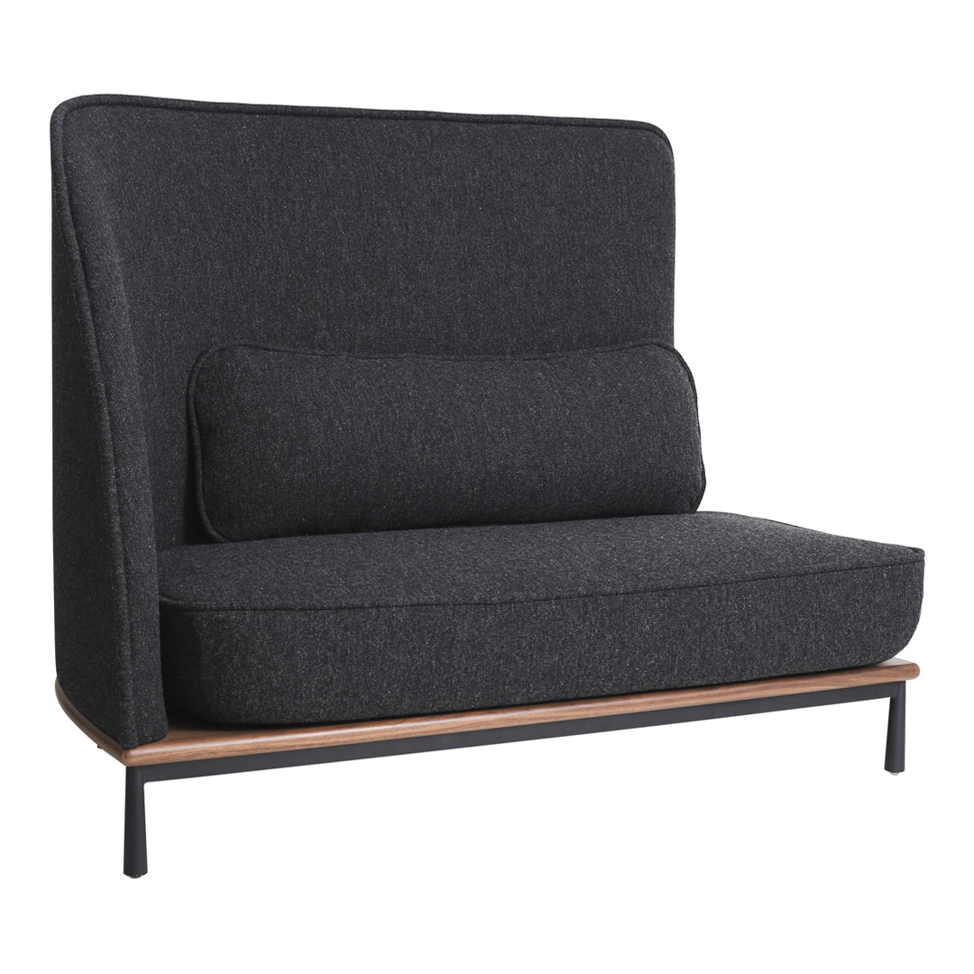 Arc Highback Modular Sofa - Left Section | Modern L-Shaped Corner Couch for Living Room, Lounge & Office | Durable Fabric Upholstery, Comfortable Seating