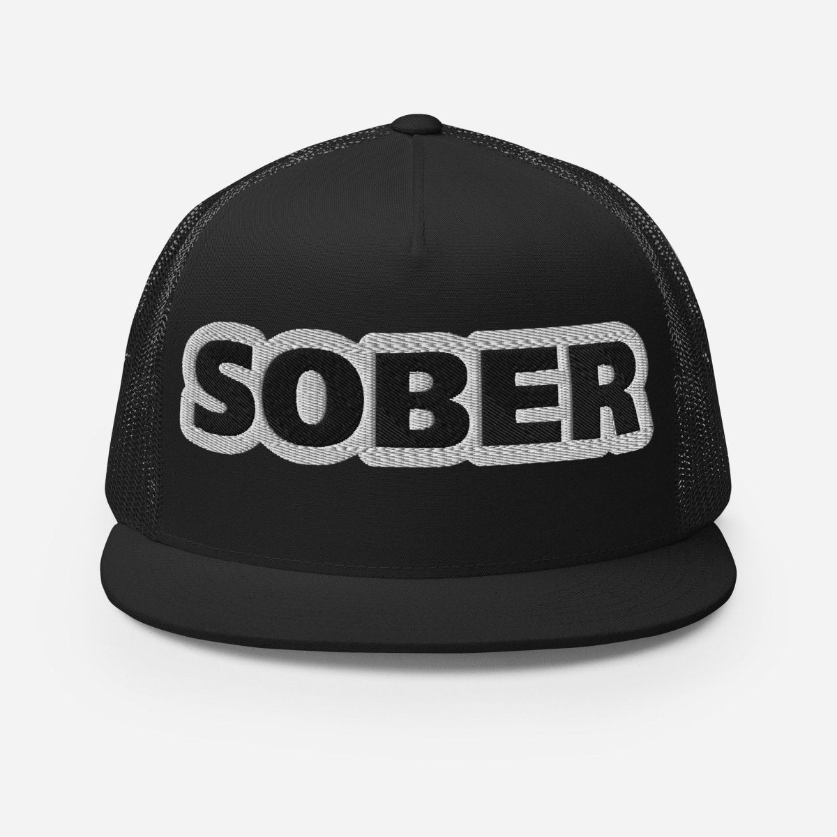Clarity Classic Trucker Cap - Bold Sobriety Statement Hat for Men & Women | Perfect for Recovery Meetings, Outdoor Activities & Everyday Wear