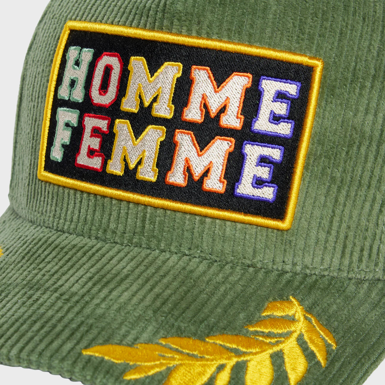 Men's & Women's 10-Year Durable Corduroy Hat in Green - Perfect for Outdoor Adventures & Casual Fashion