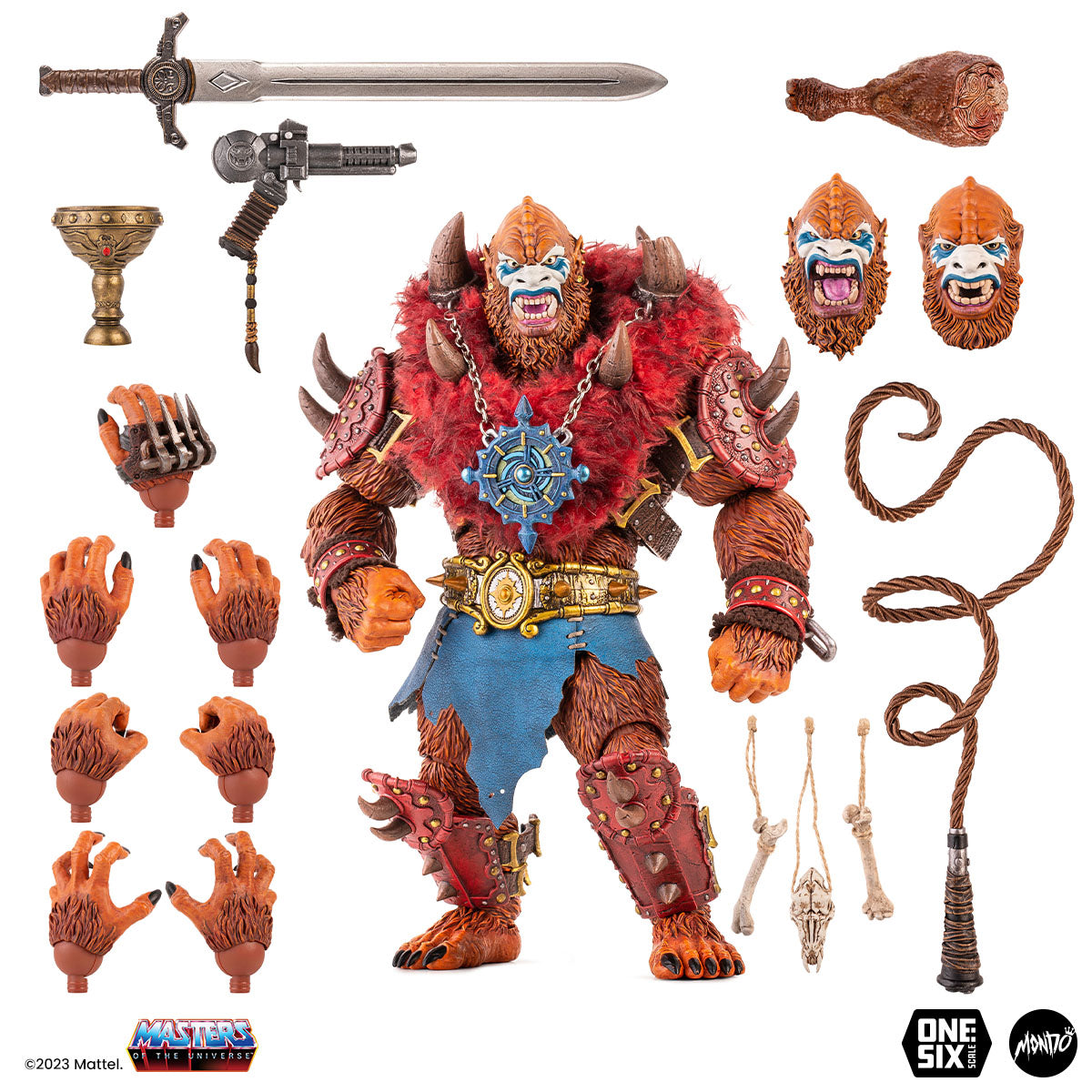 Masters of the Universe Beast Man 1/6 Scale Collectible Action Figure - Timed Limited Edition - Perfect for Display, Gifts, and He-Man Fans Collection