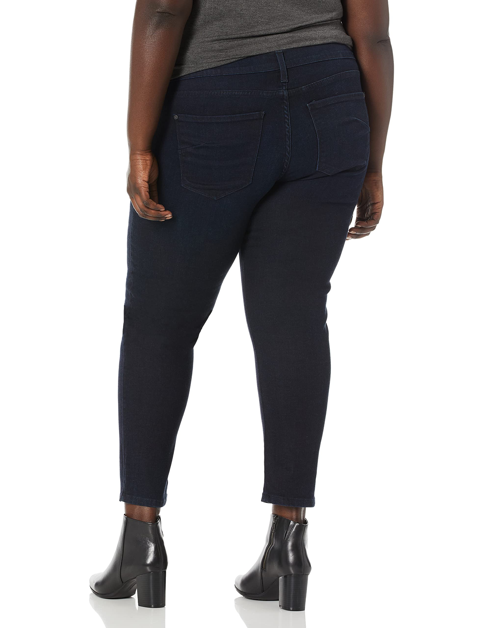 James Jeans Women's Plus-Size High Waisted Stretchy Skinny Ankle Leggings - Comfortable & Flattering for Work, Travel & Casual Wear